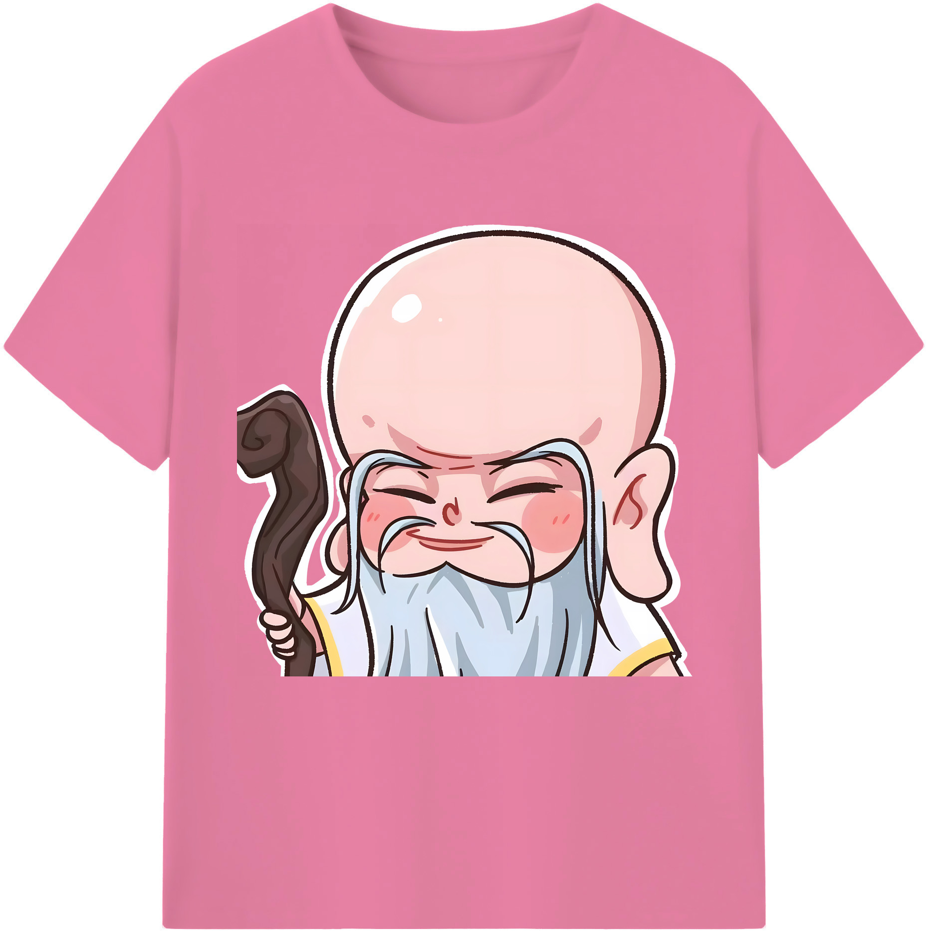 （画像用） Ne Zha 2 ナタ 魔童の大暴れ 綿100％半袖Tシャツ（フロントプリント）